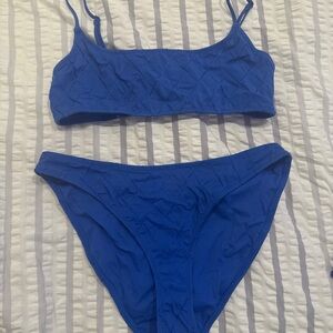 Triangl Swimwear Blue Bikini Set